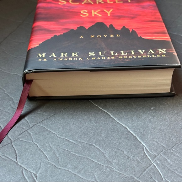 Beneath a Scarlet Sky by Mark Sullivan | Historical Fiction | Hardcover Book - Picture 4 of 8